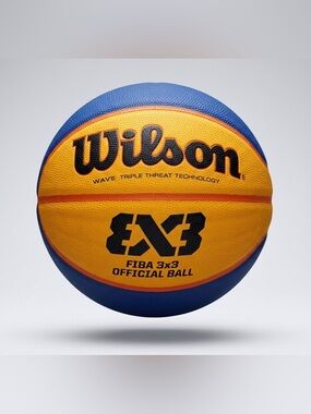 Wilson Official Game Ball FIBA 3x3 Basketball Wave Triple Threat Technology